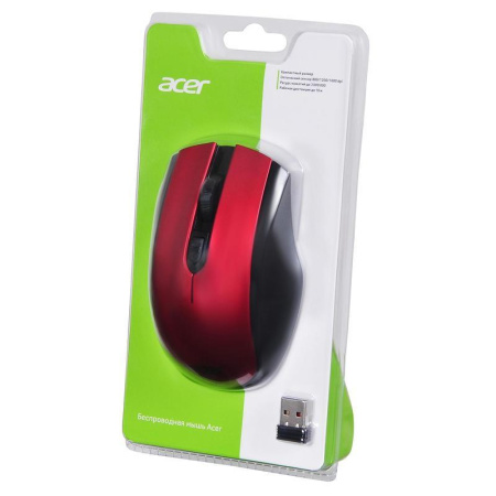 Мышь компьютерная Acer OMR032 черно-красная Мышь компьютерная Acer OMR032 черно-красная