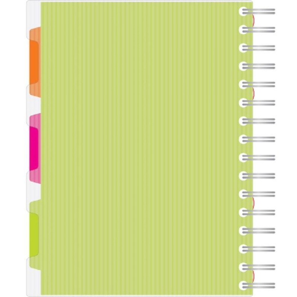 Бизнес-тетрадь Attache Selection Spiral Book A5 140 листов салатовая в клетку на спирали (170x206 мм)