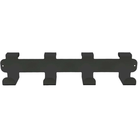 Вешалка настенная H1141В черная (4 крючка)