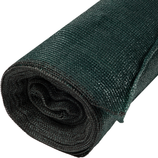 Сетка фасадная затеняющая 300 см x 50 м 60 г/кв.м темно-зеленая