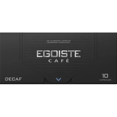 Кофе в капсулах для кофемашин Egoiste Decaf (10 штук в упаковке)