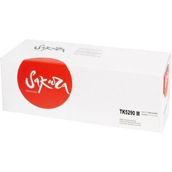 Картридж лазерный Sakura TK5290M SATK5290M для Kyocera пурпурный  совместимый