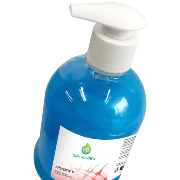 Мыло жидкое дезинфицирующее Альтсепт М 500 мл (с дозатором)