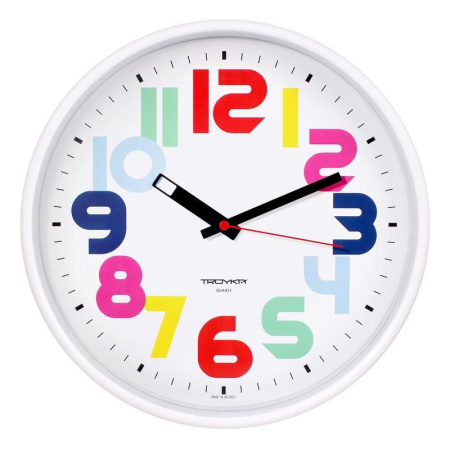 Часы настенные Troyka 77771712 (30.5x30.5x5 см) Часы настенные Troyka 77771712 (30.5x30.5x5 см)