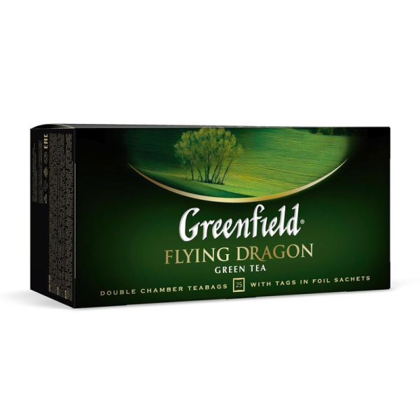 Чай Greenfield Flying Dragon зеленый 25 пакетиков
