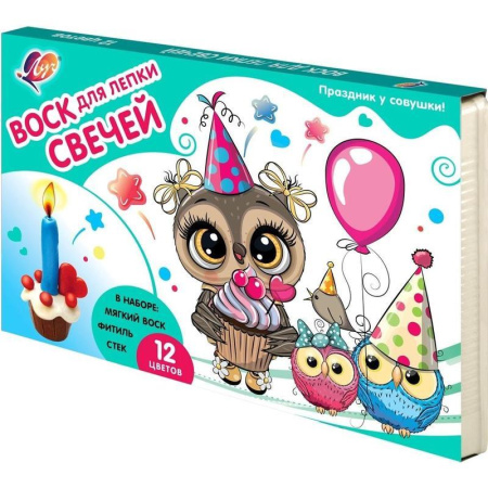 Набор для изготовления свечей Луч Праздник у совушки