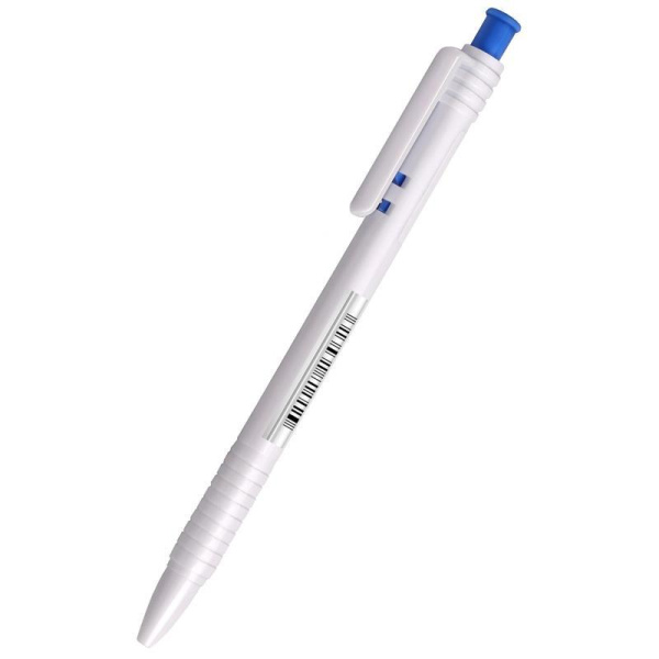Ручка шариковая одноразовая масляная автоматическая синяя (толщина линии 0.7 мм)