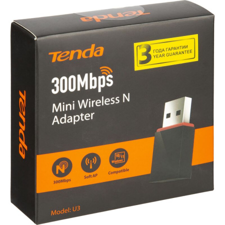 Сетевой адаптер Wi-Fi Tenda U3
