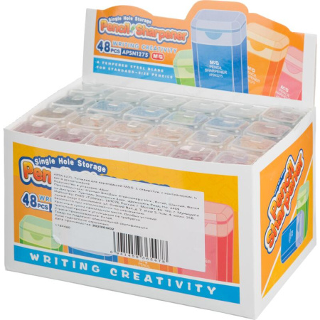 Точилка для карандашей M&G с контейнером пластиковая Точилка для карандашей M&G с контейнером пластиковая