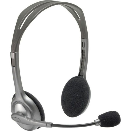 Гарнитура проводная Logitech Stereo Headset H110 (981-000271)