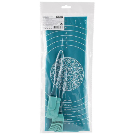 Набор для выпечки Mallony Classica (кисточка, лопатка, коврик)