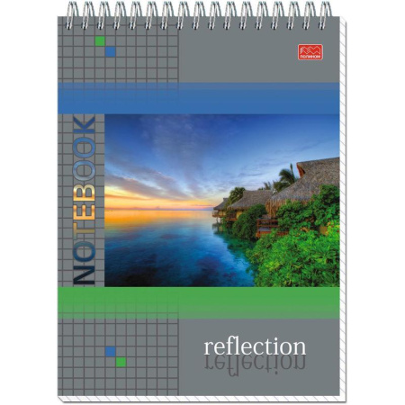 Блокнот Полином Природа А5 80 листов в ассортименте в клетку на спирали (145х203 мм) Блокнот Полином Природа А5 80 листов в ассортименте в клетку на спирали (145х203 мм)