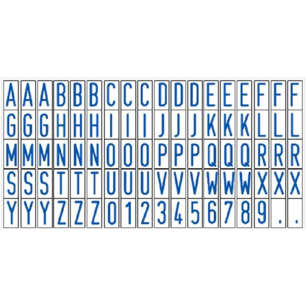 Касса букв Colop TypeSet CL/P латинские буквы/цифры/знаки шрифт 6 мм 90 символов
