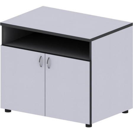 Тумба Агат для оргтехники (серый, 800x550x680 мм)