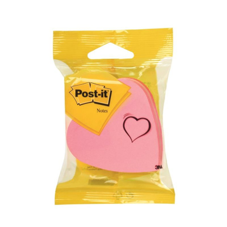 Стикеры фигурные Post-it куб Сердце 70х70 мм неоновые розовые (1 блок, 225 листов) Стикеры фигурные Post-it куб Сердце 70х70 мм неоновые розовые (1 блок, 225 листов)