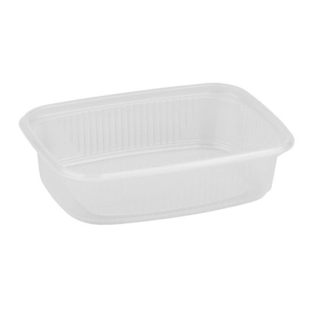 Одноразовый пластиковый контейнер для салатов 125 мл прозрачный (1000 штук в упаковке)