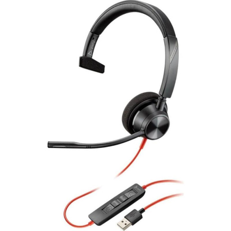 Гарнитура проводная моно Plantronics Blackwire 3310 (PL-C3310-A)