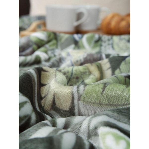 Плед Texrepublic Absolute flannel Джунгли фланель 200x220 см  разноцветный