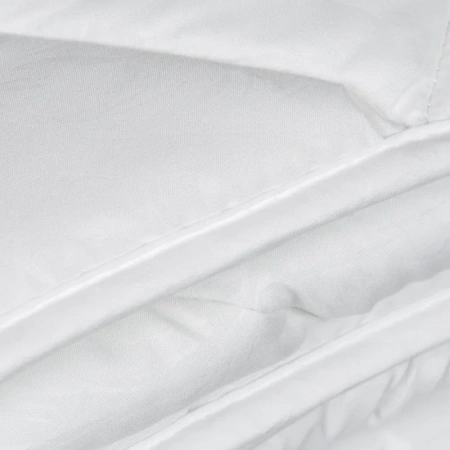 Одеяло Luscan 2-спальное 200х220 см стёганое с кантом белое