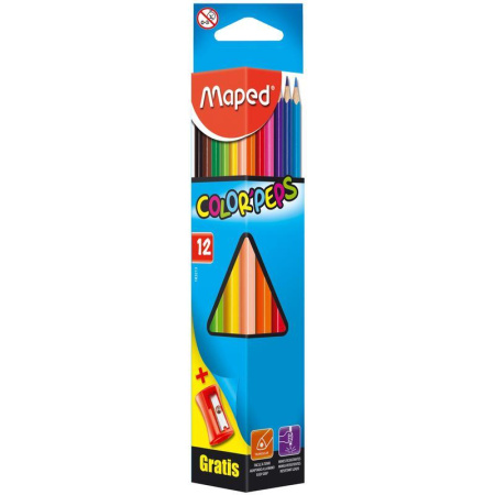 Карандаши цветные Maped, 12 цветов Карандаши цветные Maped, 12 цветов