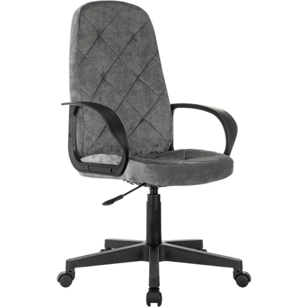 Кресло для руководителя Easy Chair 602LT серое (ткань, пластик)