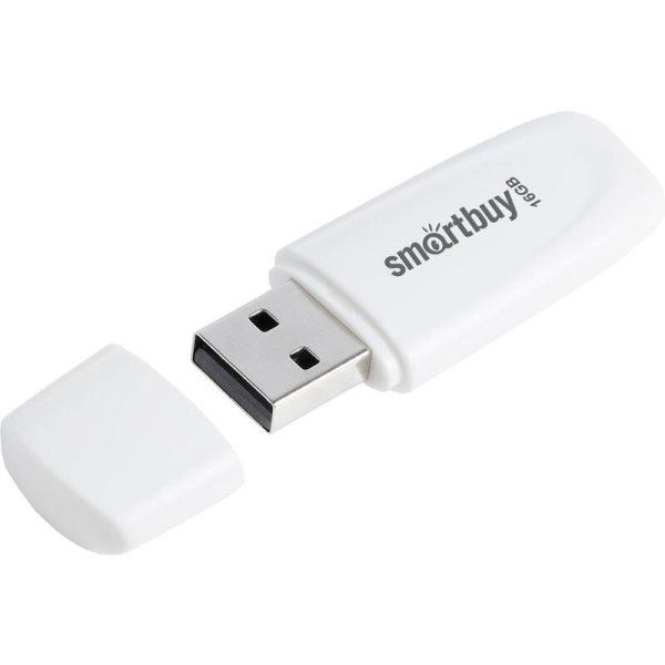 Флешка USB 2.0 16 ГБ SmartBuy Scout (SB016GB2SCW)