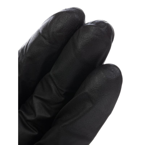 Перчатки медицинские смотровые нитриловые NitriMax нестерильные  неопудренные размер XS (5-6) черные (100 штук в упаковке)