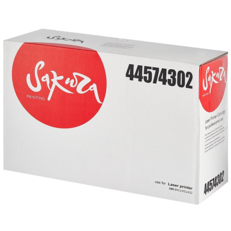 Фотобарабан Sakura 44574302 SA44574302 для Oki черный совместимый