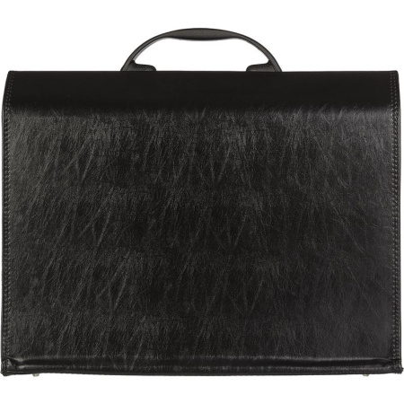 Портфель Алекс для секретных документов из искусственной кожи черного цвета (1031-6)