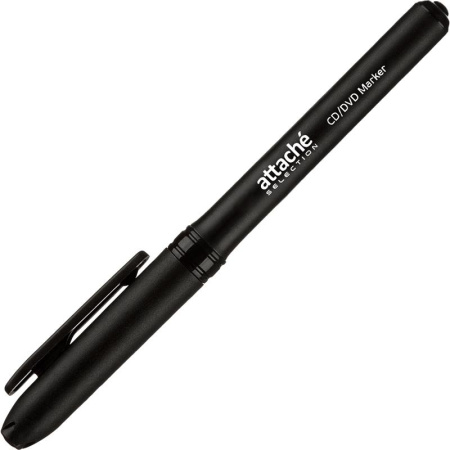Маркер для CD Attache Selection c резиновой манжетой черный Маркер для CD Attache Selection c резиновой манжетой черный