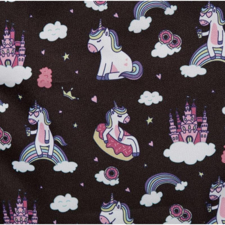 Рюкзак №1School Uniland,  2 отд., черный