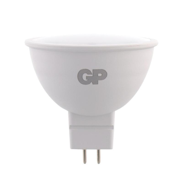 Лампа светодиодная GP 5.5 Вт GU5.3 спот 2700К теплый белый свет