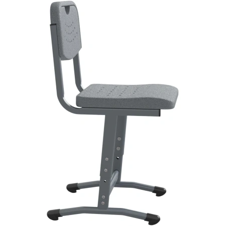 Стул ученический Универсал серый регулируемый рост 4-6/5-7
