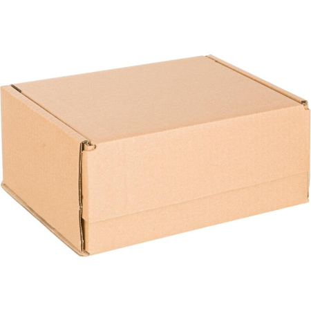 Гофрокороб самосборный почтовый тип Д 220х165х100 мм Т-23 профиль В  бурый (50 штук в упаковке)