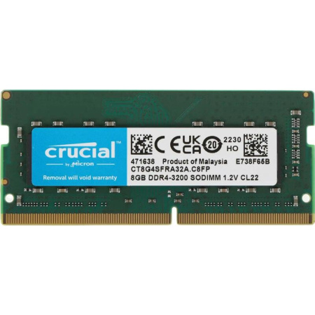 Оперативная память Crucial 8 ГБ CT8G4SFRA32A (SO-DIMM DDR4) Оперативная память Crucial 8 ГБ CT8G4SFRA32A (SO-DIMM DDR4)