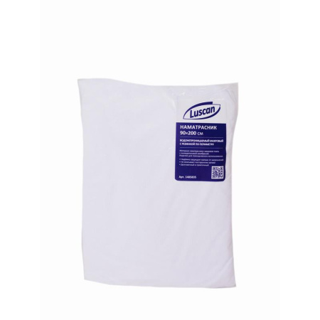 Наматрасник чехольный Luscan непромокаемый 90х200 см махра