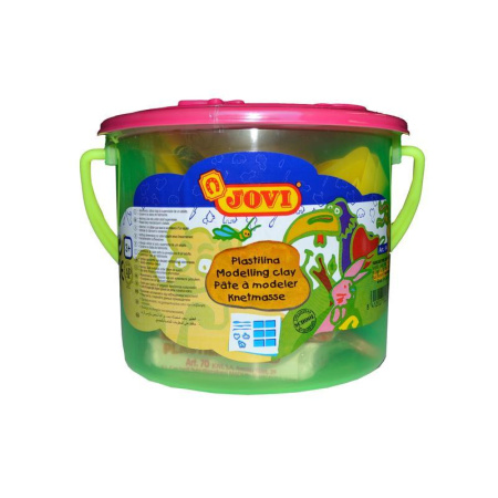 Пластилин на растительной основе Jovi 6 цветов 300 г со стеком