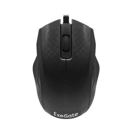 Мышь проводная ExeGate SH-9027 черная (EX264100RUS)