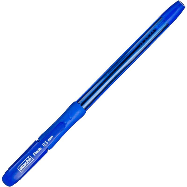 Ручка шариковая неавтоматическая Attache Fredo синяя (толщина линии 0.3  мм)