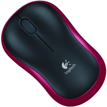 Мышь компьютерная Logitech Wireless Mouse M185 Red USB