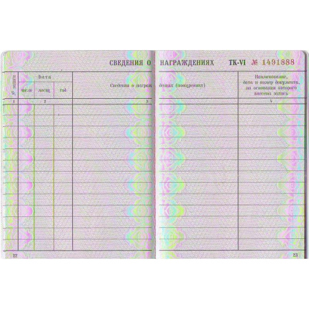 Трудовая книжка