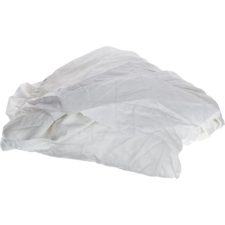 Ветошь хлопковая 110 г/кв.м 10 кг (постель белая)