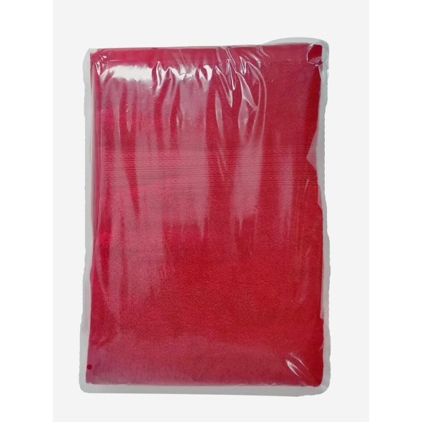 Полотенце махровое 40x70 см 400 г/кв.м красное