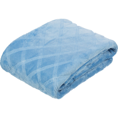 Плед Luscan микрофибра 200x220 см синий