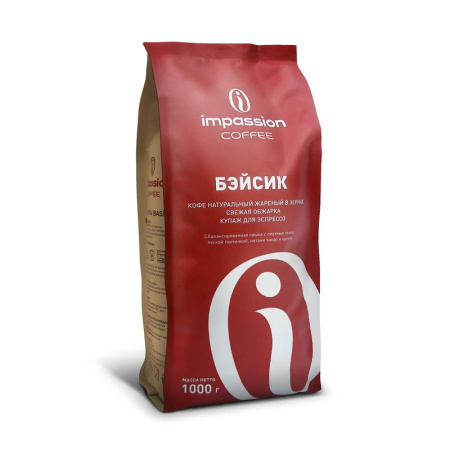 Кофе в зернах Impassion Basic 1 кг Кофе в зернах Impassion Basic 1 кг