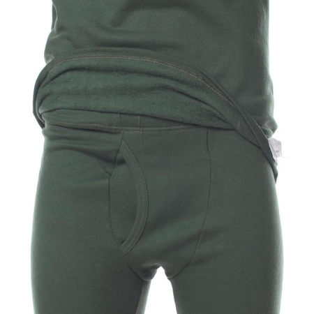 Белье нательное трикотаж хб оливковый с начесом (размер 56-58, рост  182-188)