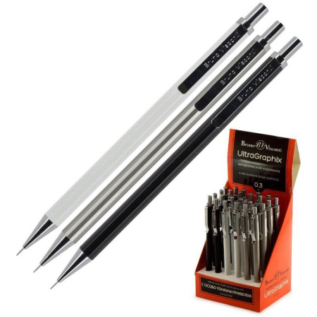 Карандаш механический Bruno Visconti UltraGraphix 0,3 мм с ластиком