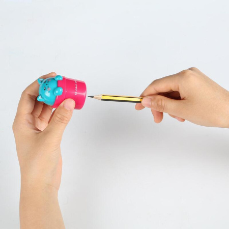 Точилка для карандашей M&G So Many Cats с контейнером пластиковая