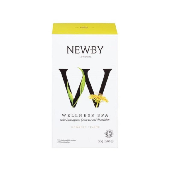 Чай Newby Wellness Spa Organic зеленый 25 пакетиков