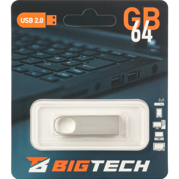 Флешка USB 2.0 64 ГБ BigTech (UFD008)